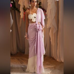 NWT Elegant Lavender Saree / Size M